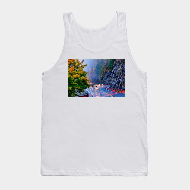 Car L.ights at the Hawk's Nest Tank Top by jforno